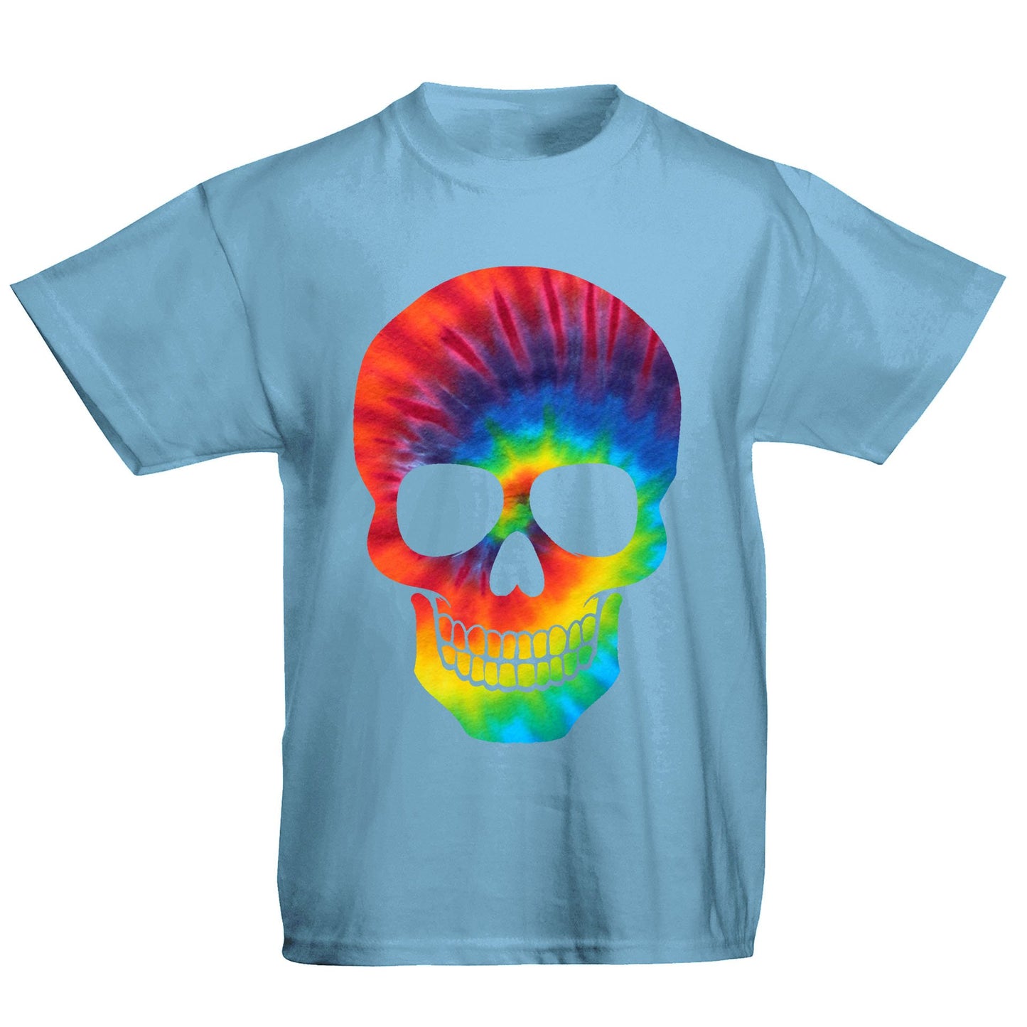 Tie Dye Skull Kids T-shirt