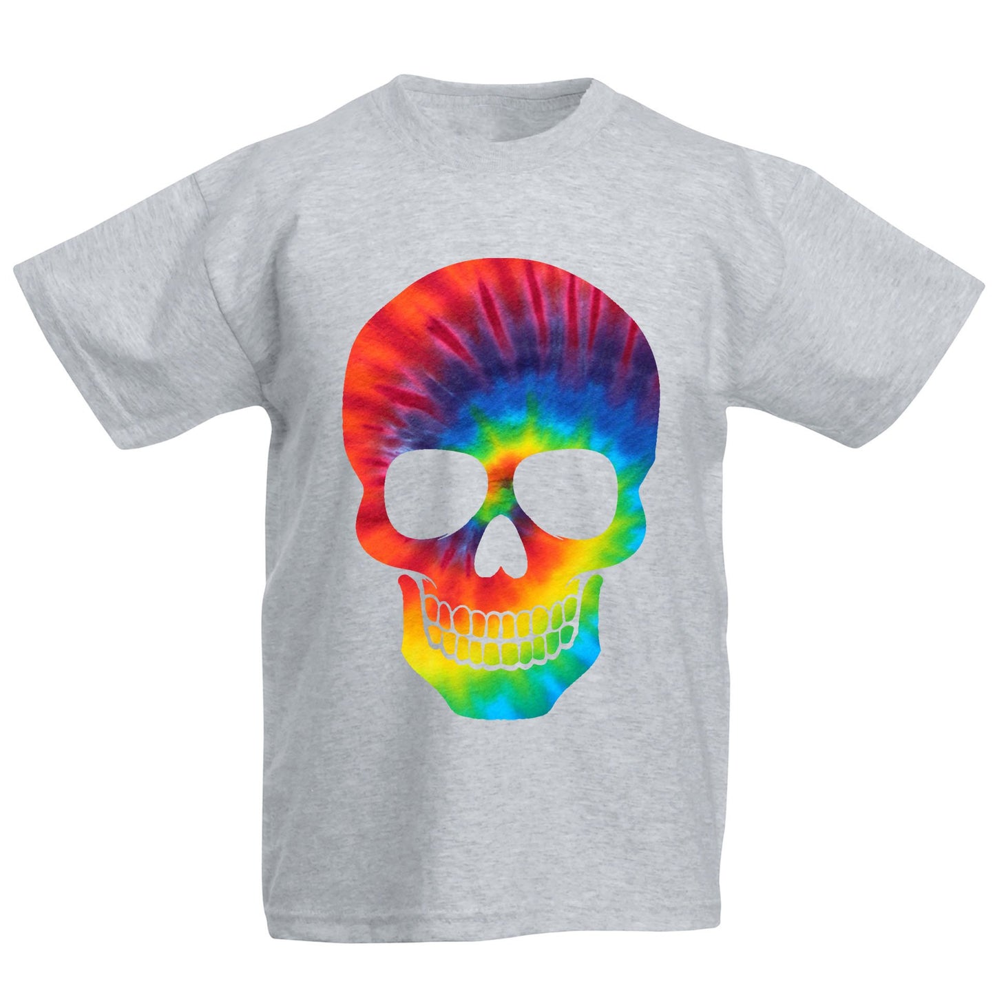 Tie Dye Skull Kids T-shirt