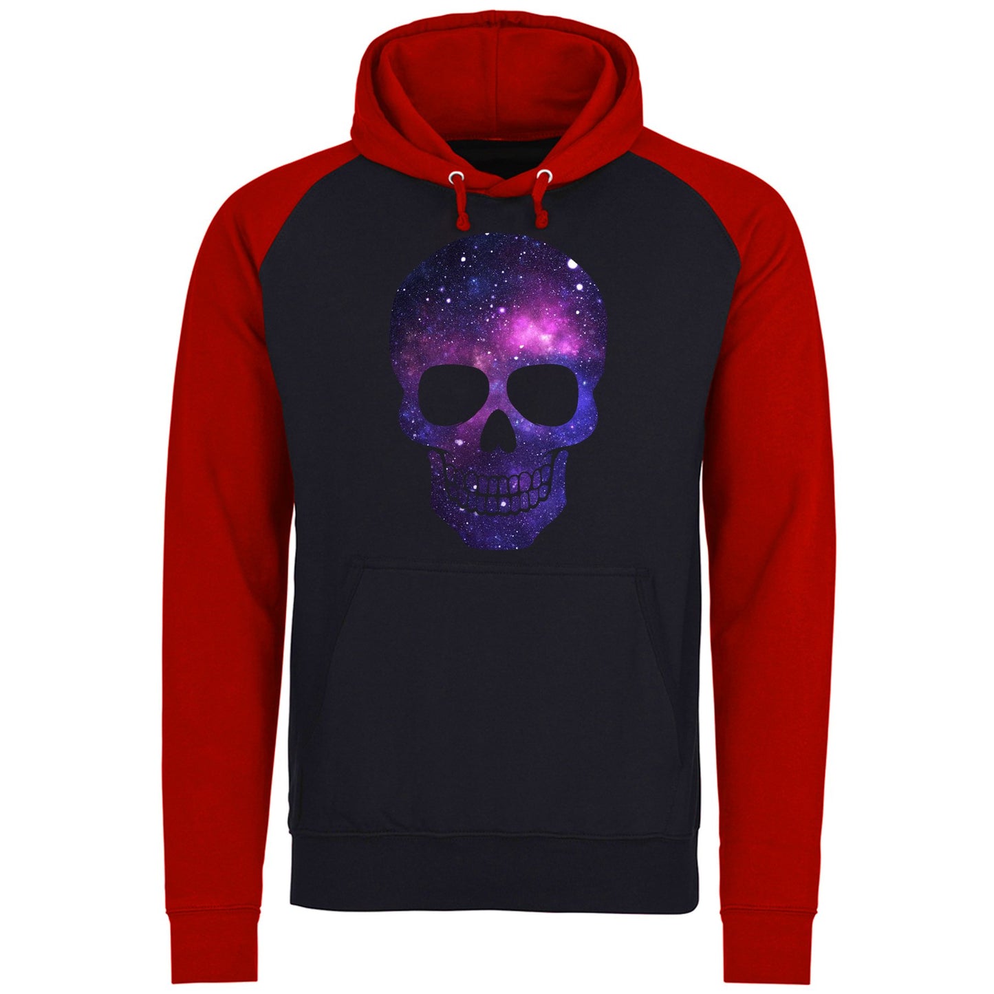 Galaxy Skull Baseball Hoodie