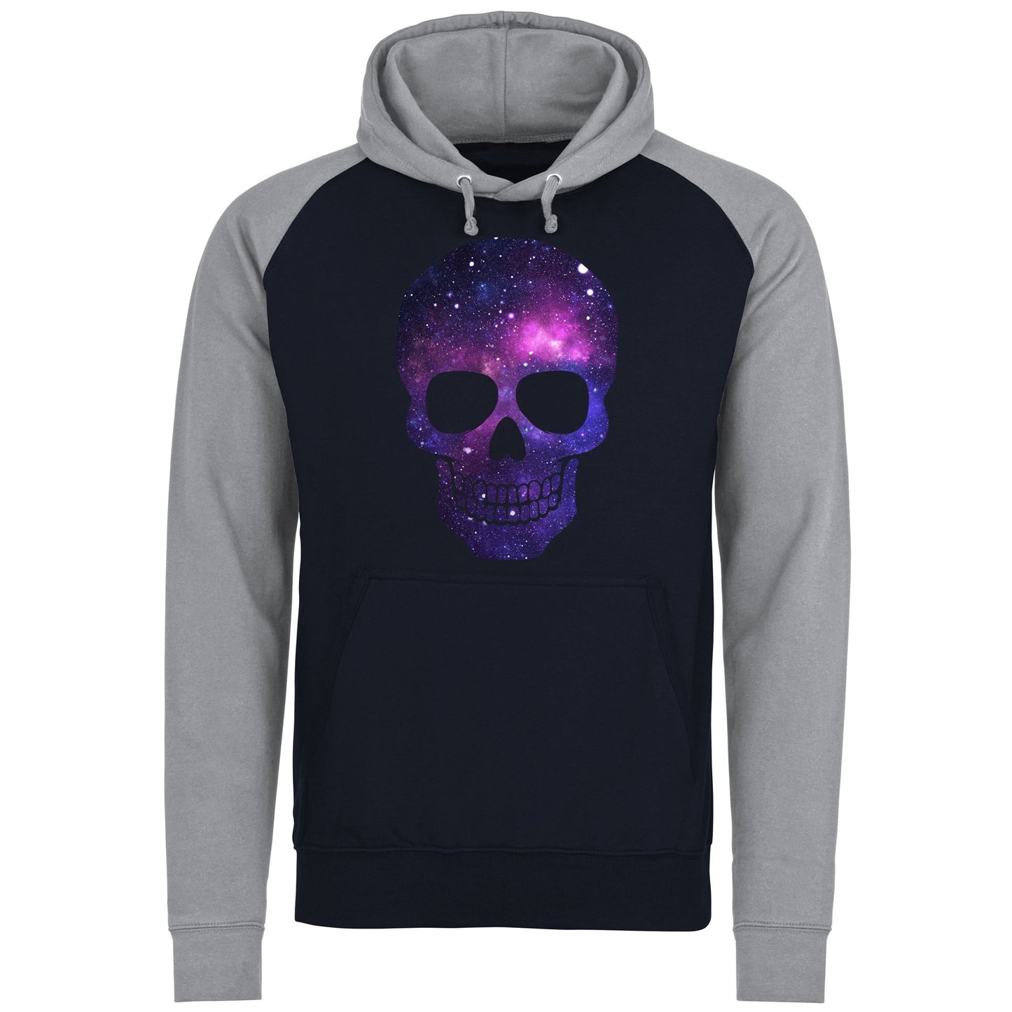 Galaxy Skull Baseball Hoodie