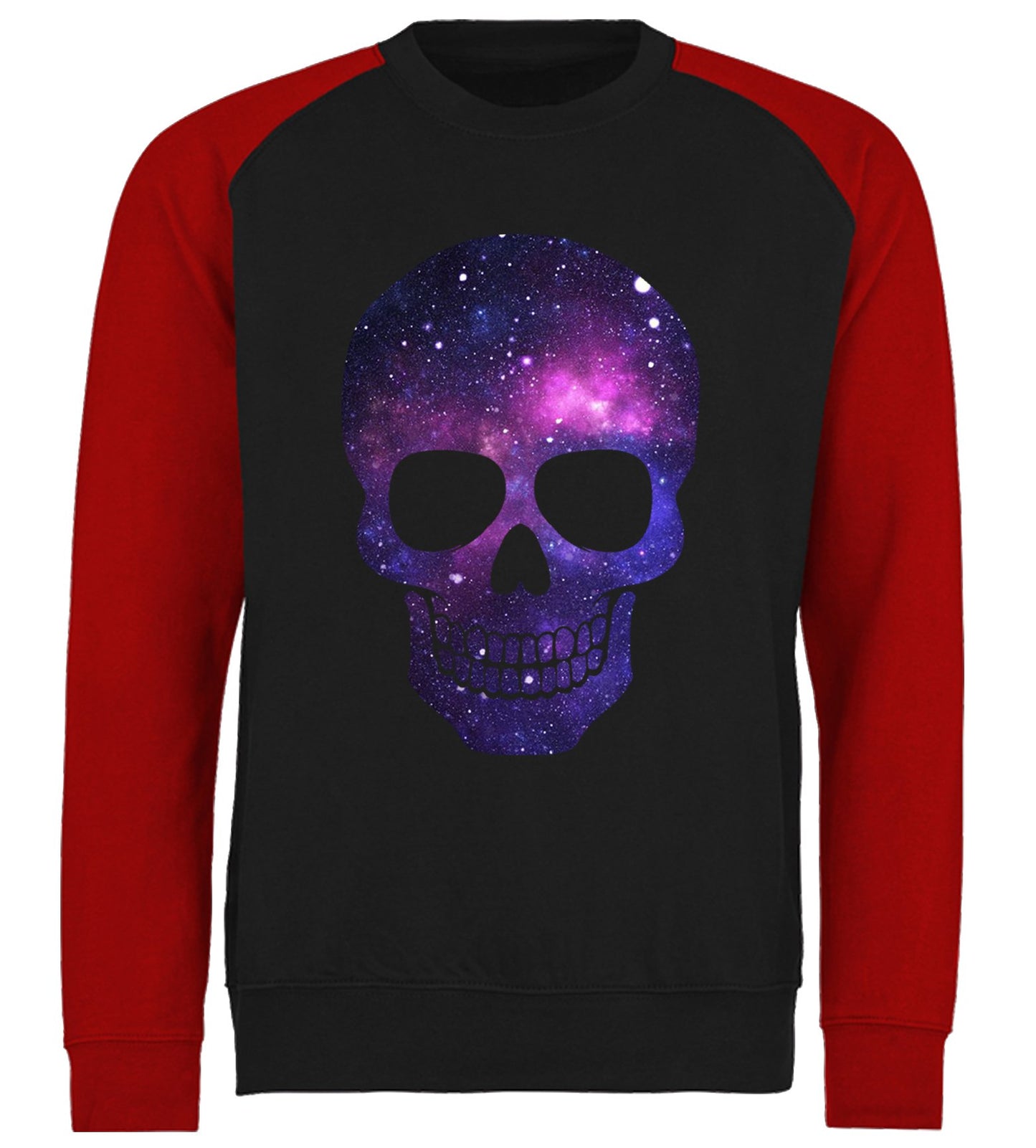 Galaxy Skull Baseball Sweatshirt