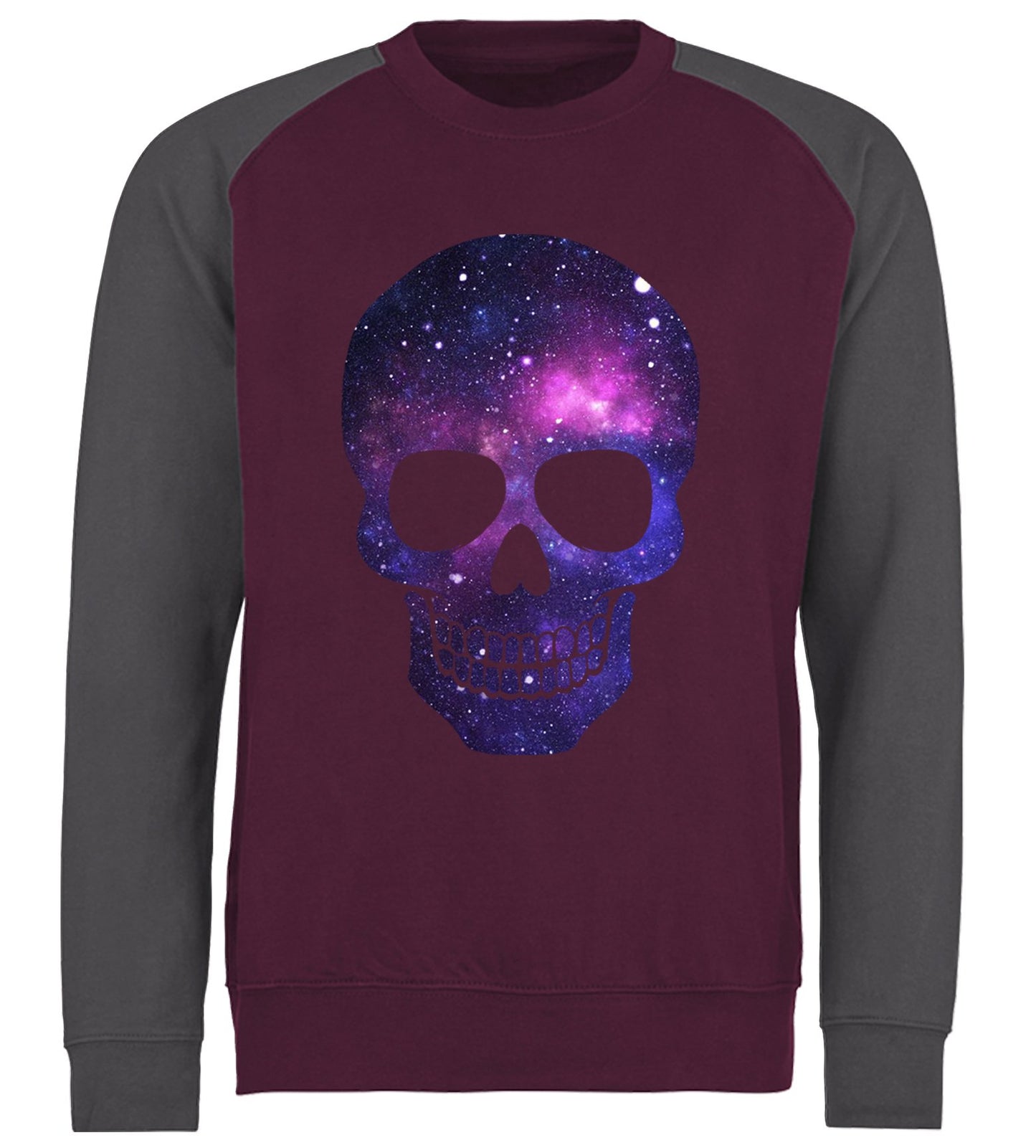 Galaxy Skull Baseball Sweatshirt