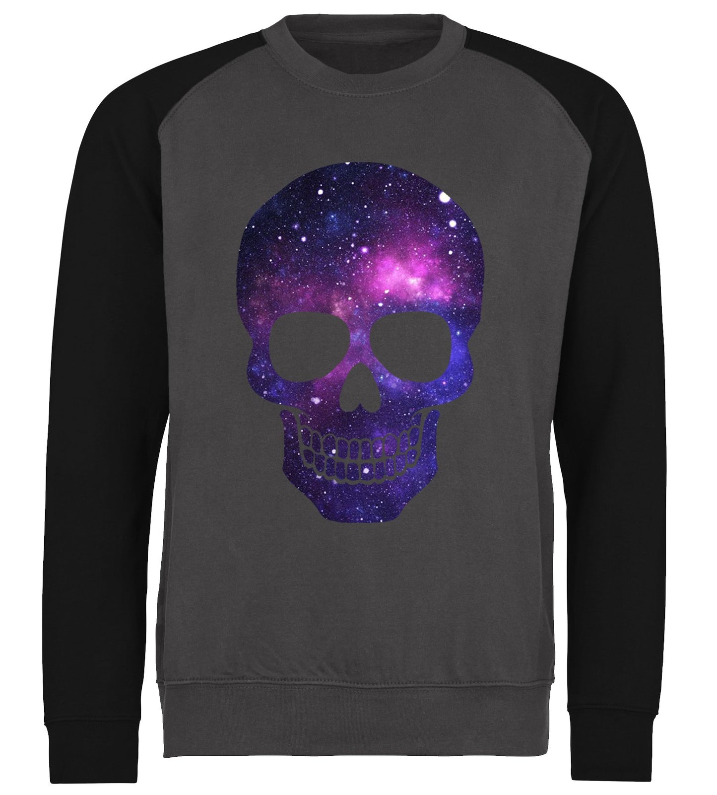 Galaxy Skull Baseball Sweatshirt