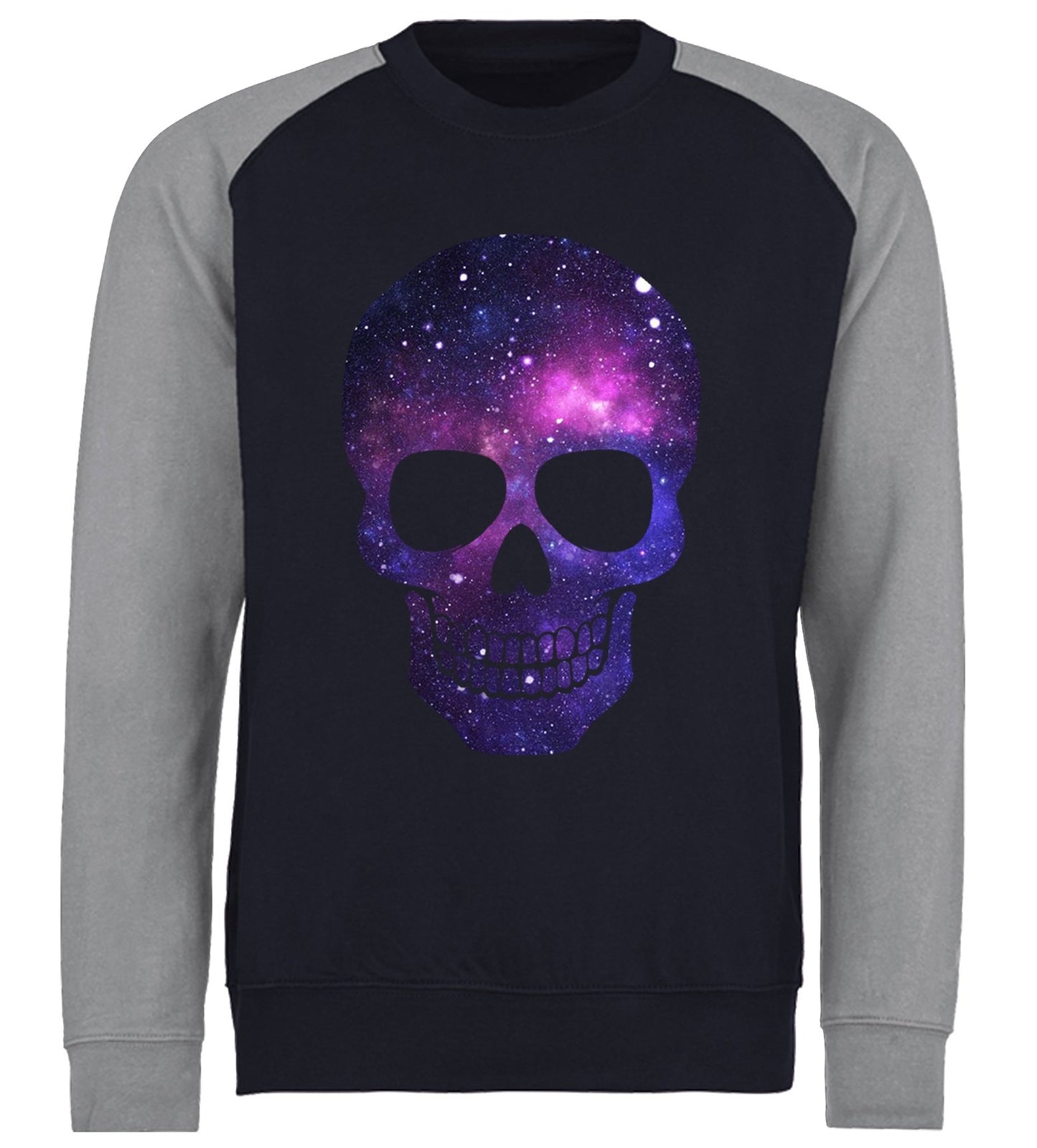 Galaxy Skull Baseball Sweatshirt