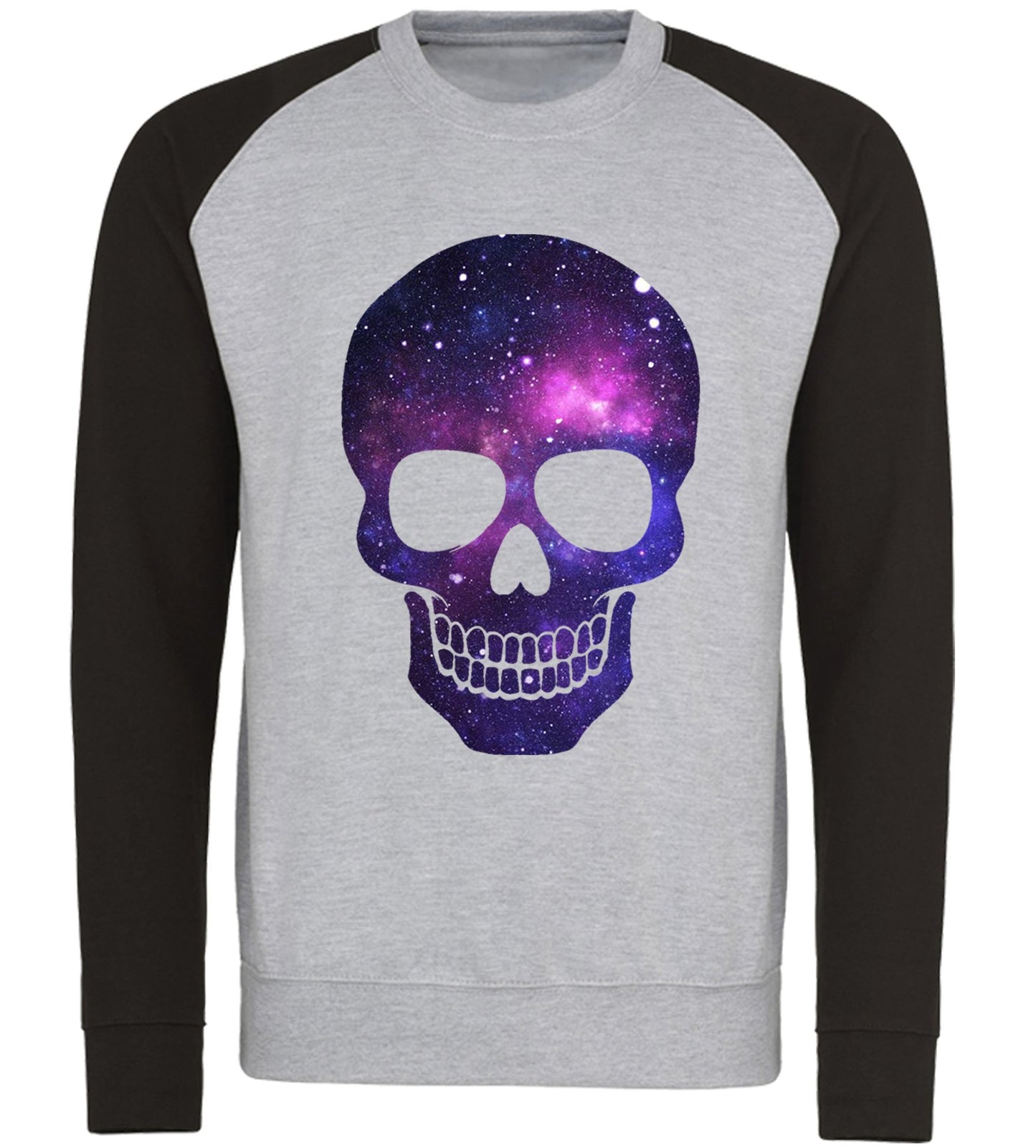 Galaxy Skull Baseball Sweatshirt