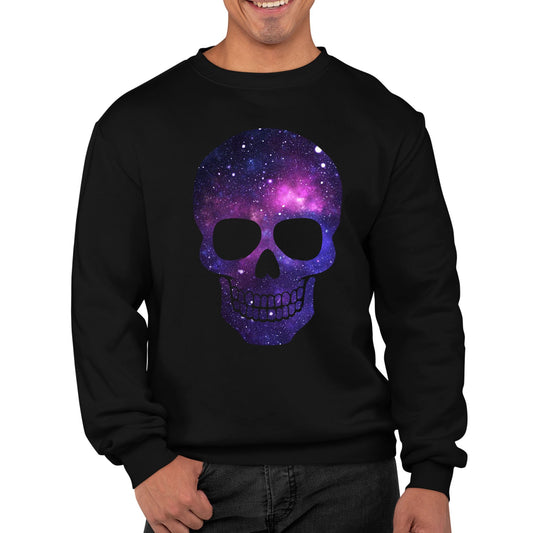 Galaxy Skull Mens Sweatshirt