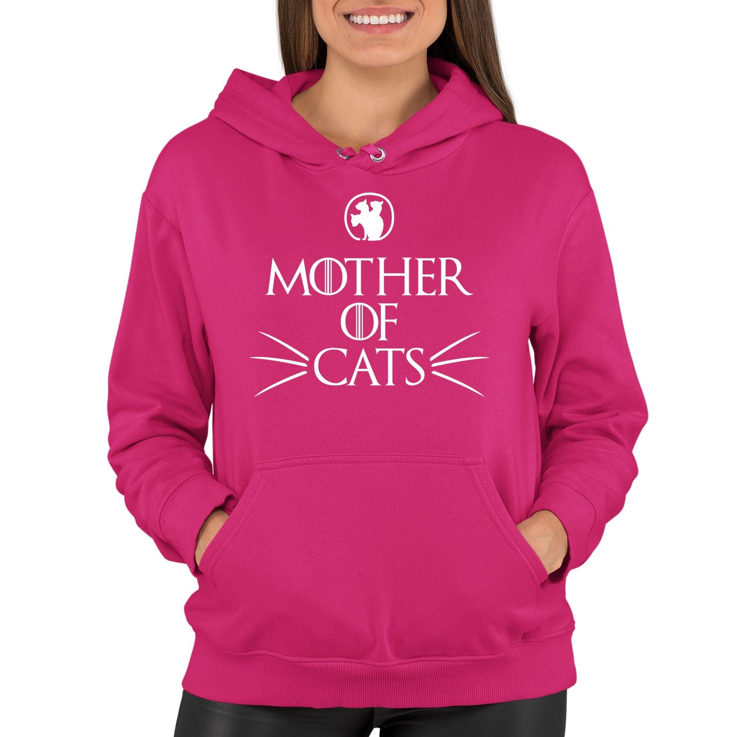 Mother Of Cats Womens Pullover Hoodie