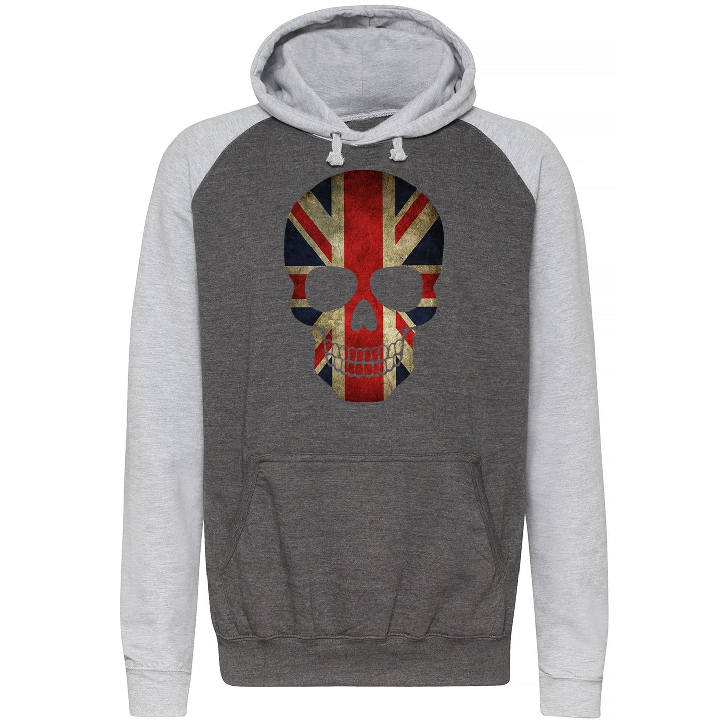 Union Jack Skull Baseball Hoodie