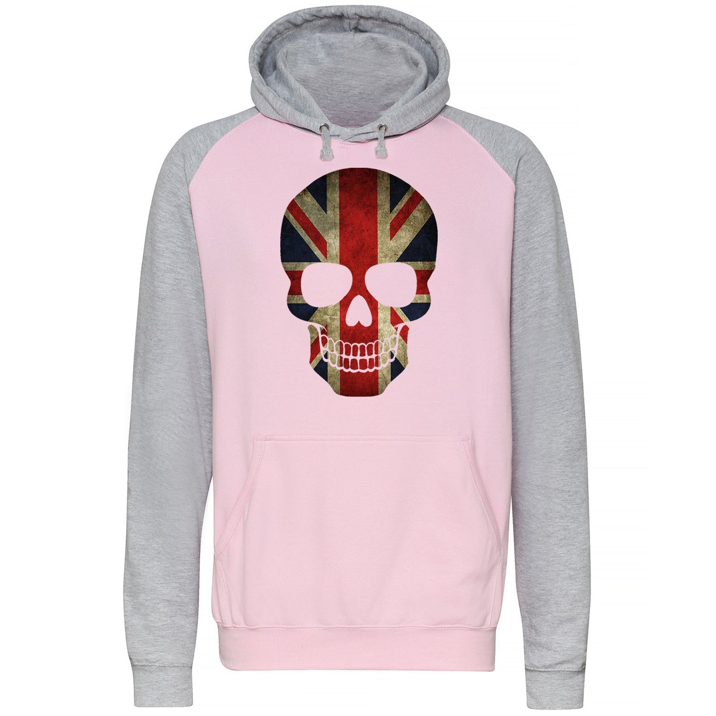 Union Jack Skull Baseball Hoodie