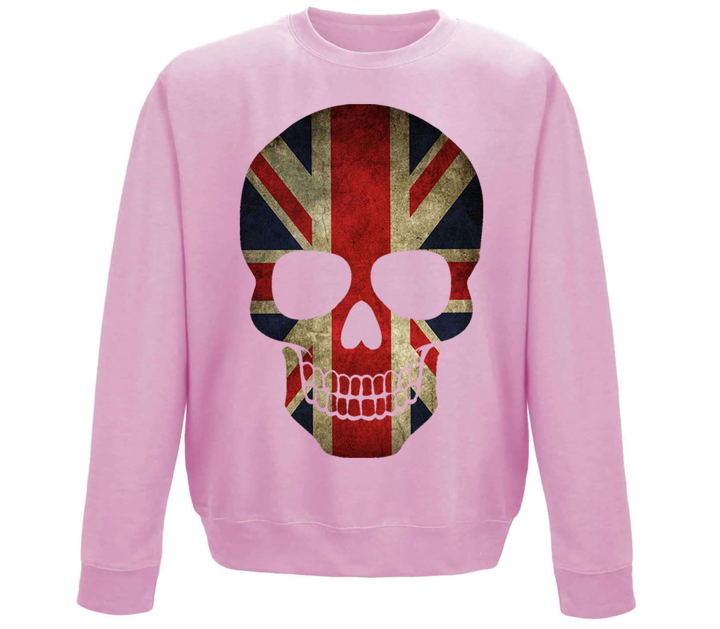 Union Jack Skull Childrens Sweatshirt