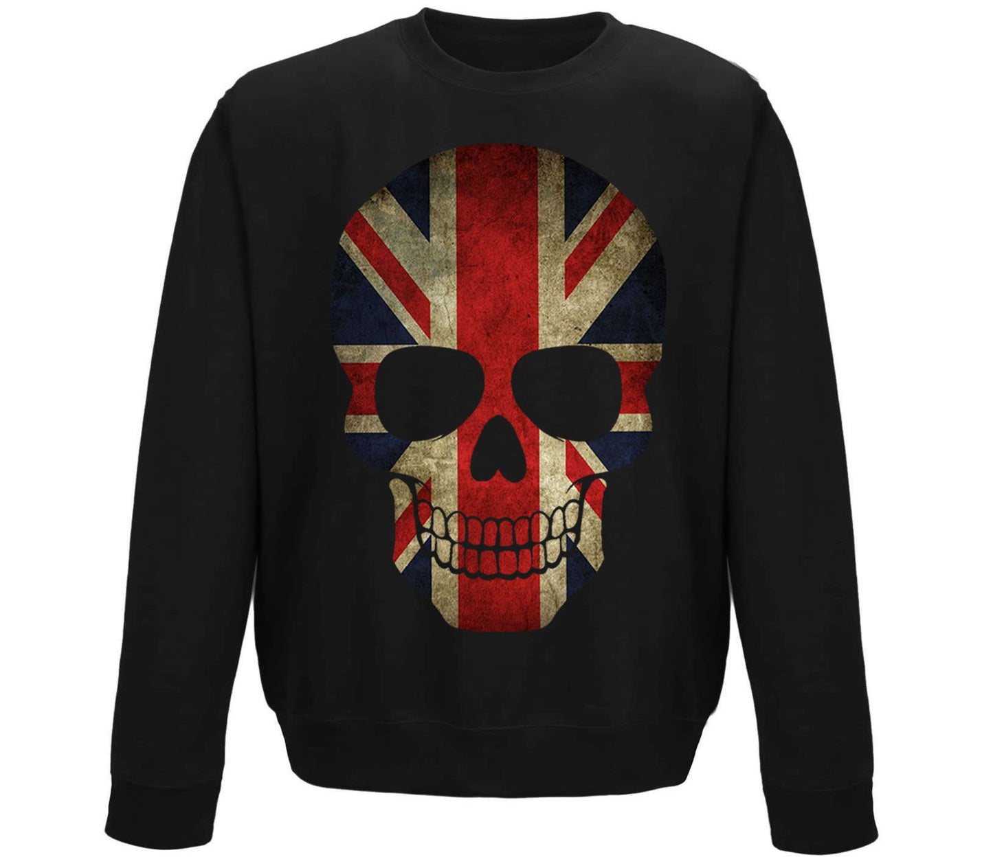 Union Jack Skull Childrens Sweatshirt