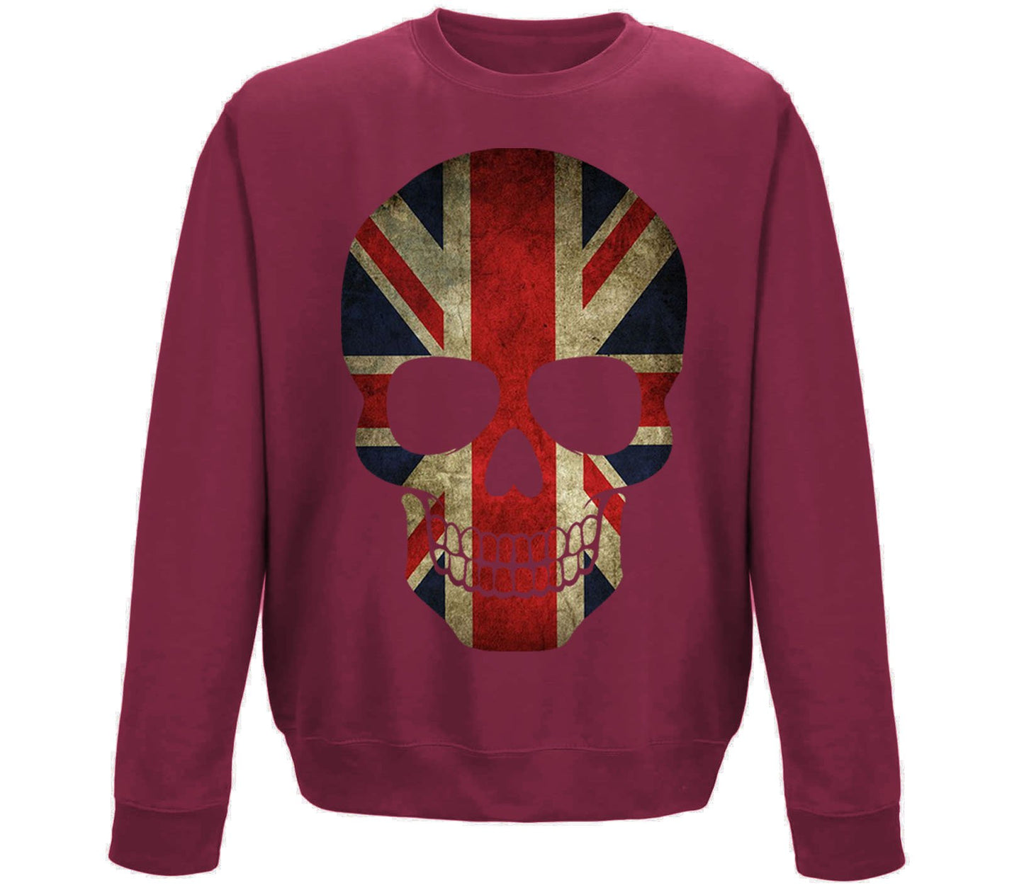 Union Jack Skull Childrens Sweatshirt