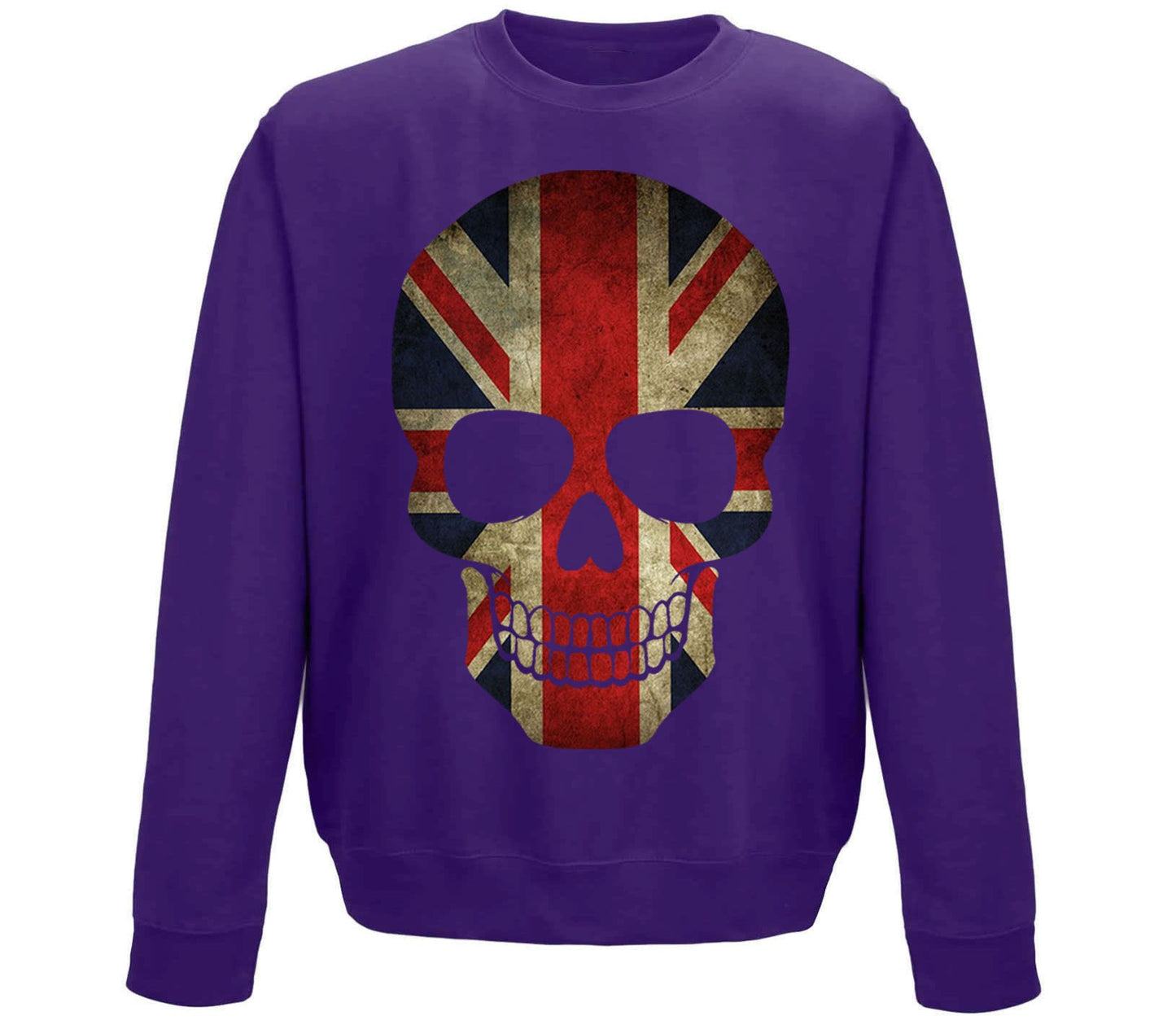 Union Jack Skull Childrens Sweatshirt