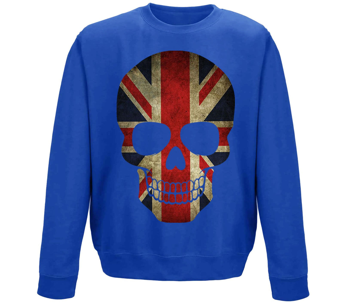 Union Jack Skull Childrens Sweatshirt