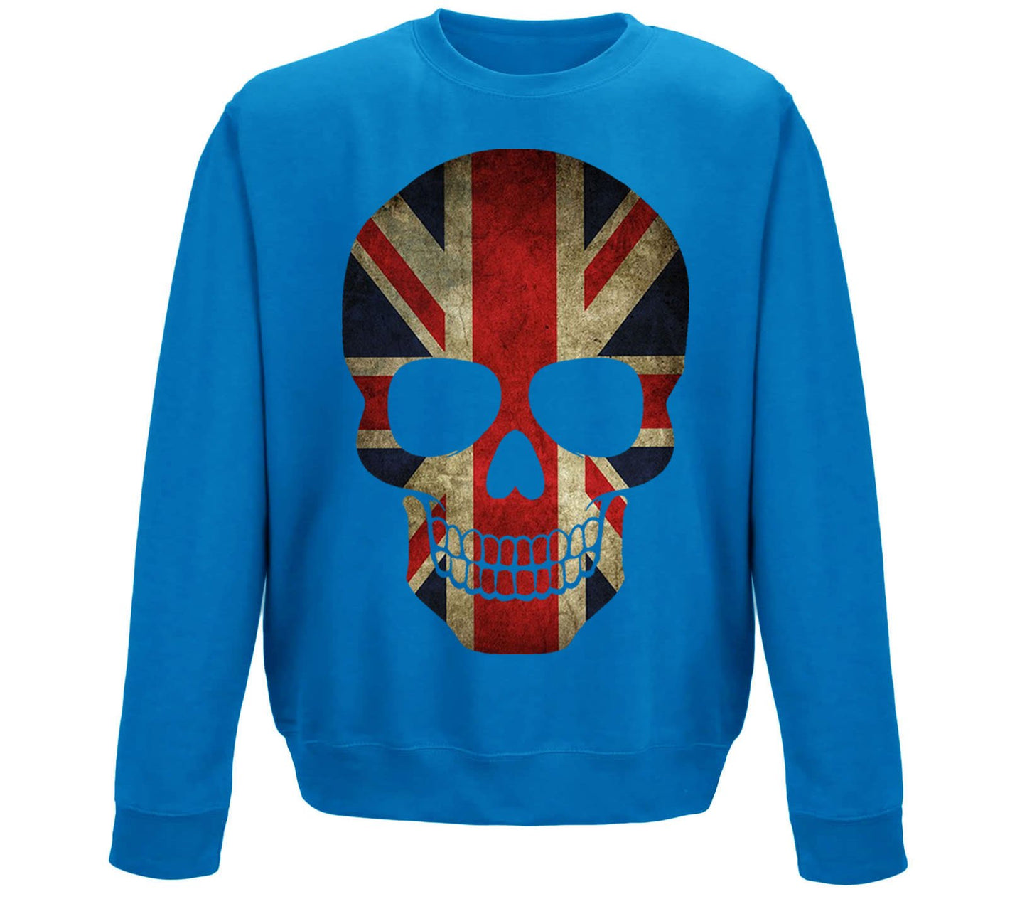 Union Jack Skull Childrens Sweatshirt