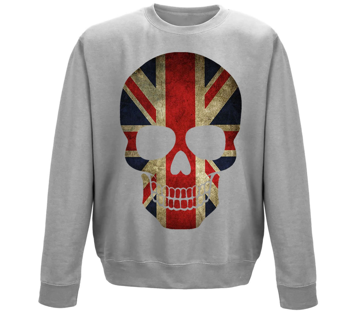 Union Jack Skull Childrens Sweatshirt