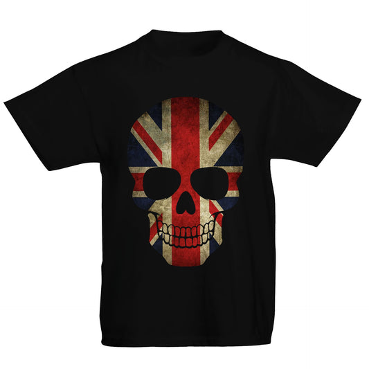 Union Jack Skull Kids T-shirt