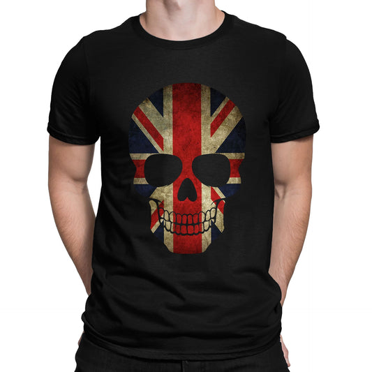 Union Jack Skull Mens T-shirt