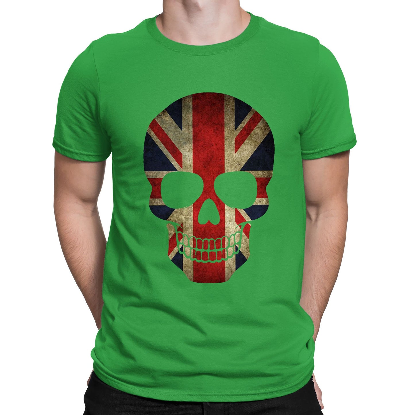 Union Jack Skull Mens T-shirt