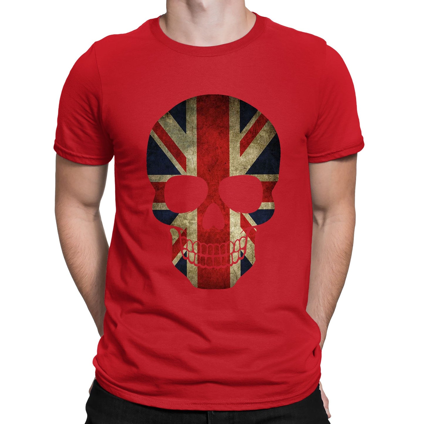 Union Jack Skull Mens T-shirt