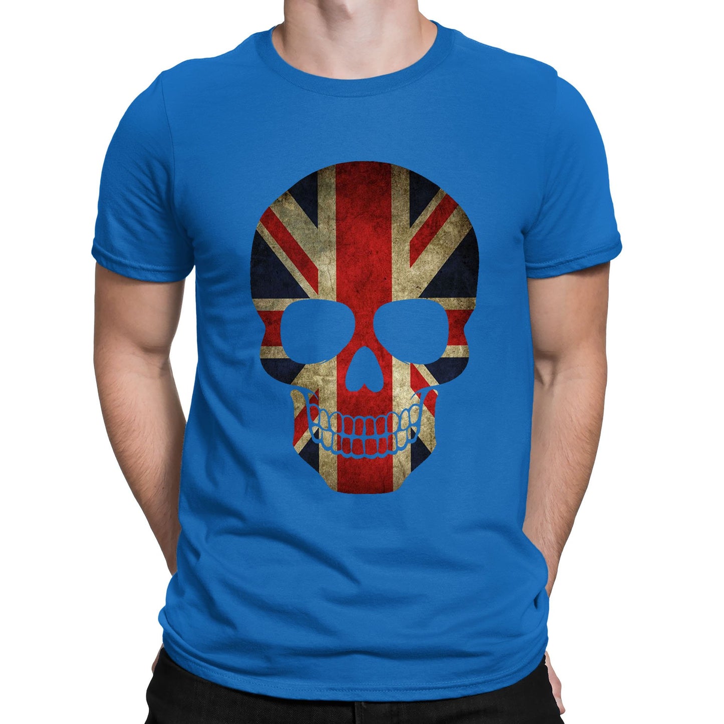 Union Jack Skull Mens T-shirt