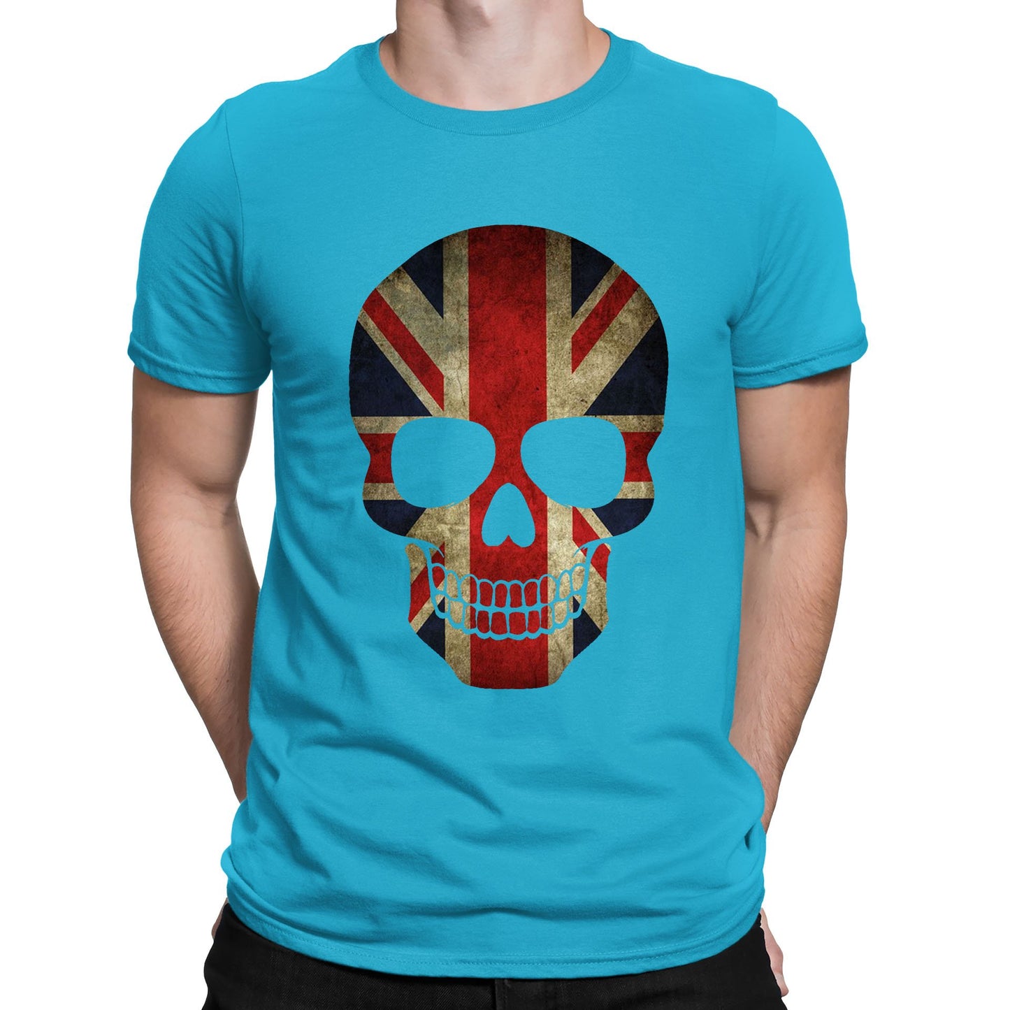 Union Jack Skull Mens T-shirt