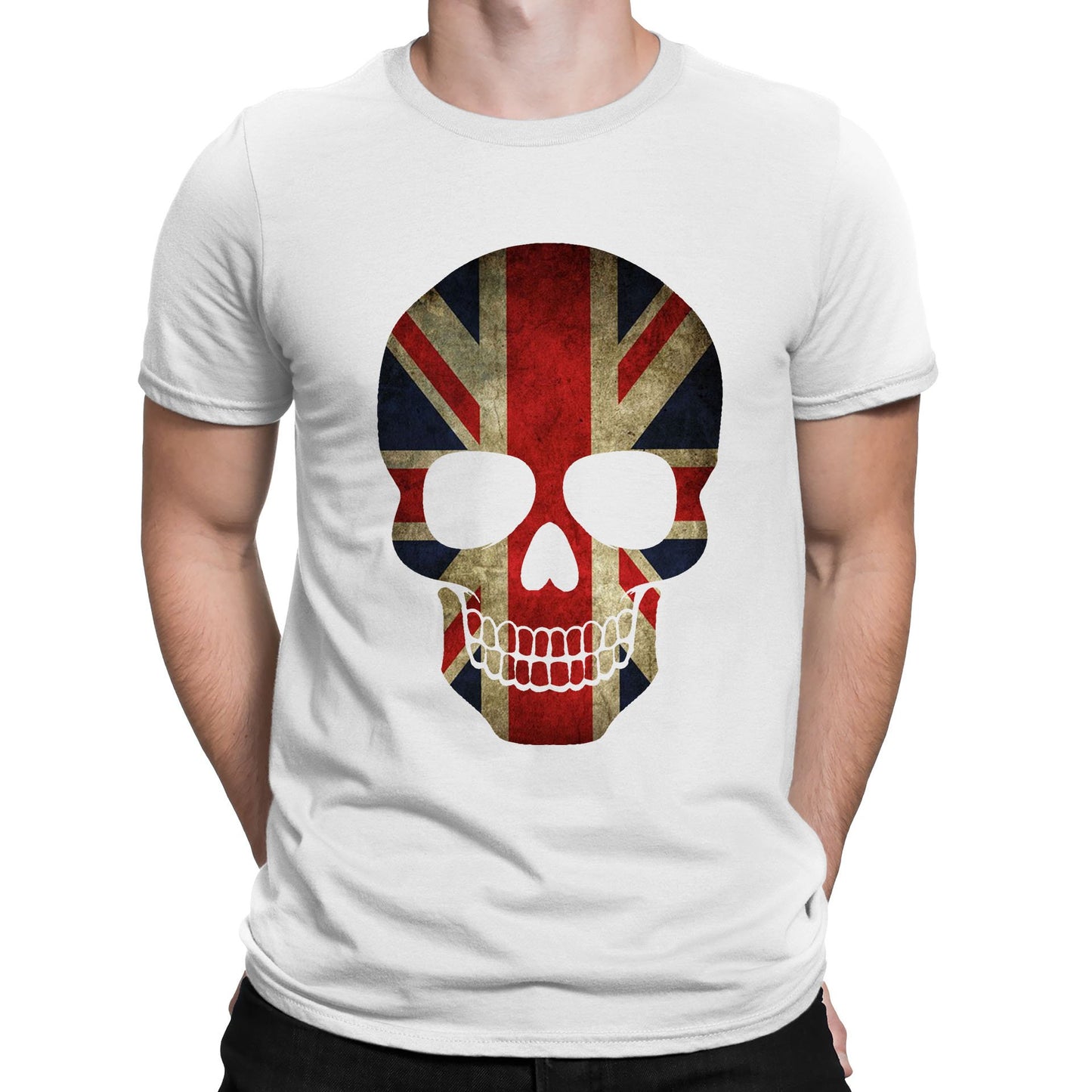 Union Jack Skull Mens T-shirt