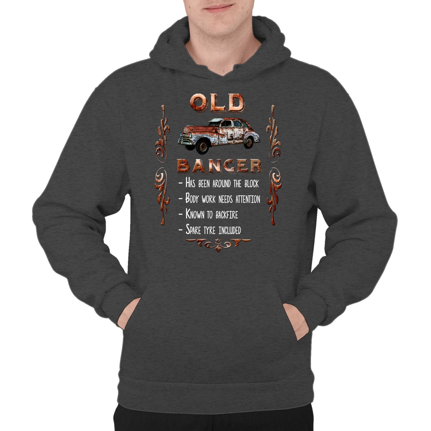 Old Banger Mens Pullover Hoodie