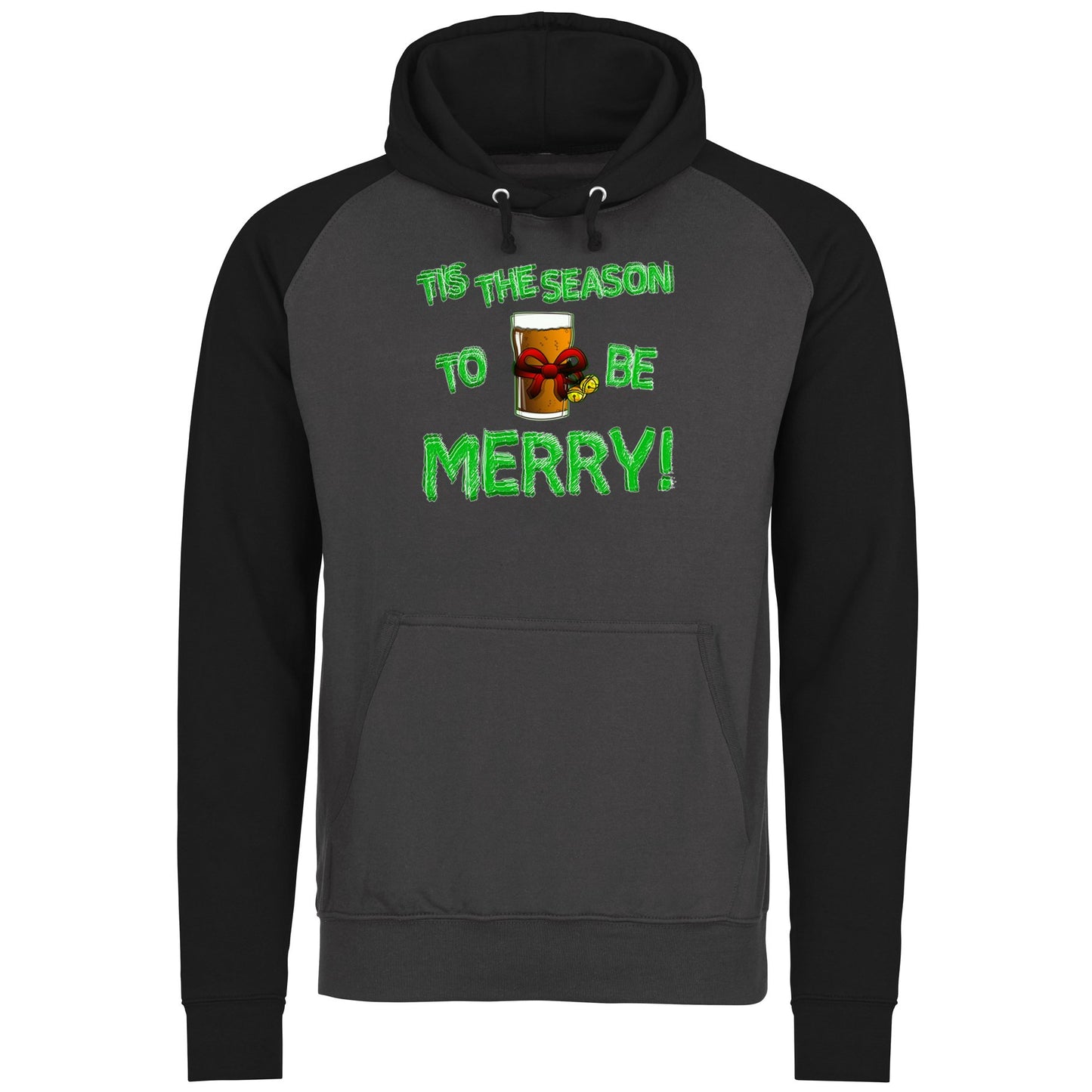 Tis The Season Funny Christmas Baseball Hoodie