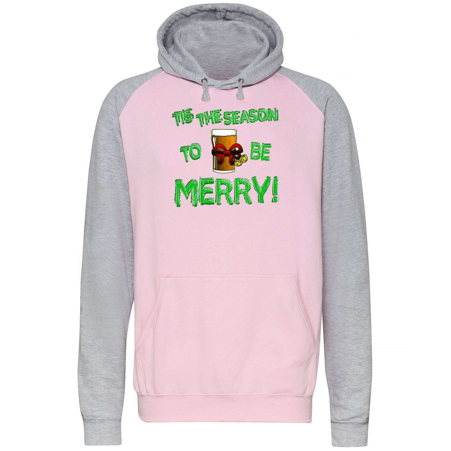 Tis The Season Funny Christmas Baseball Hoodie