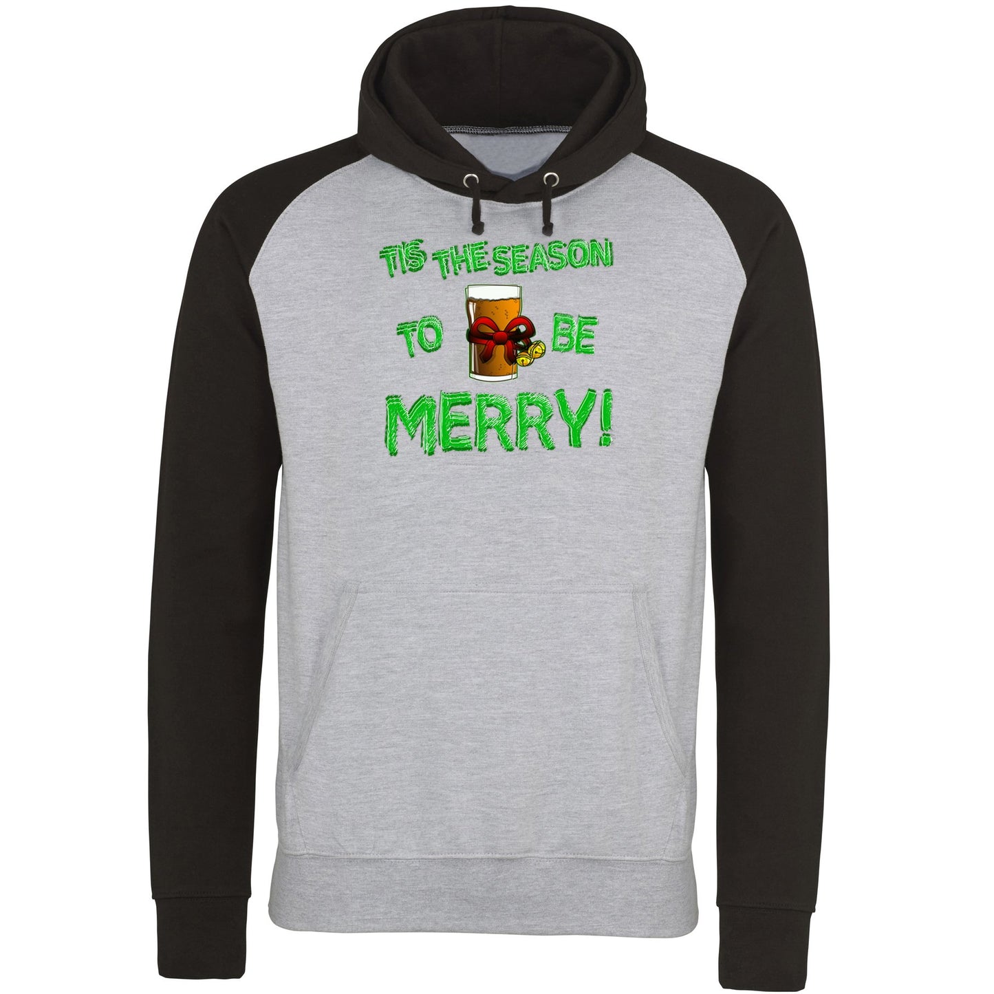 Tis The Season Funny Christmas Baseball Hoodie