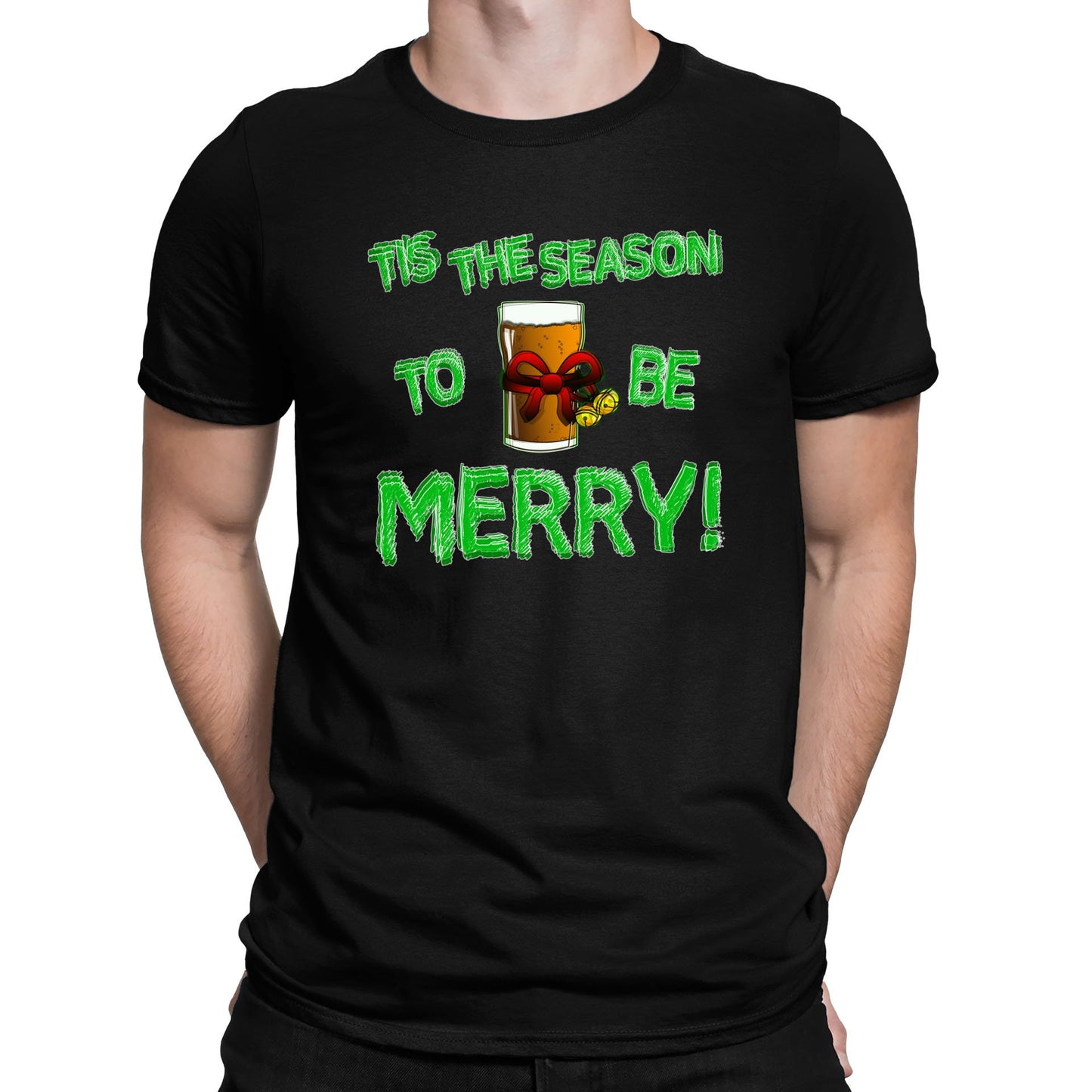 Tis The Season Funny Christmas Mens T-shirt