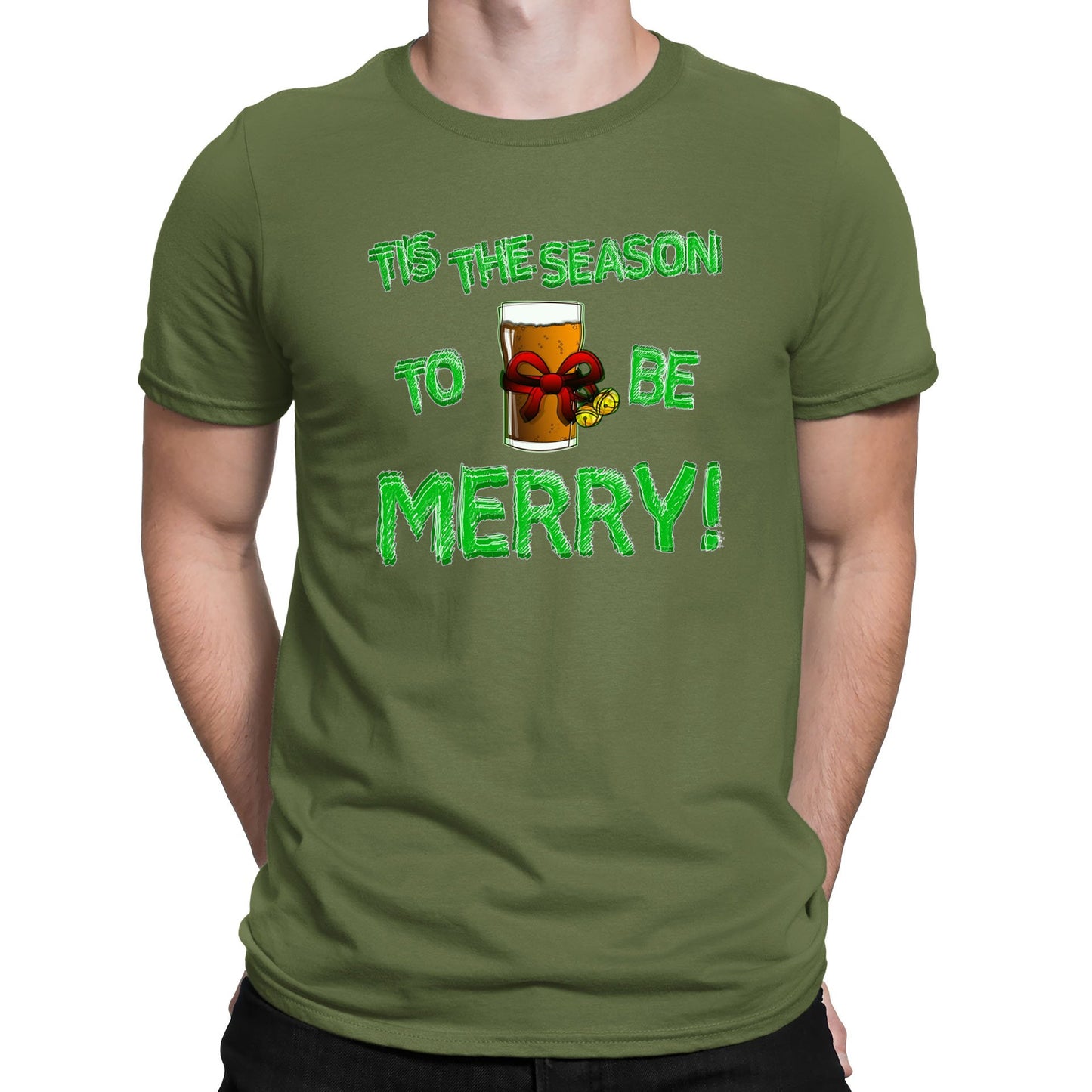 Tis The Season Funny Christmas Mens T-shirt