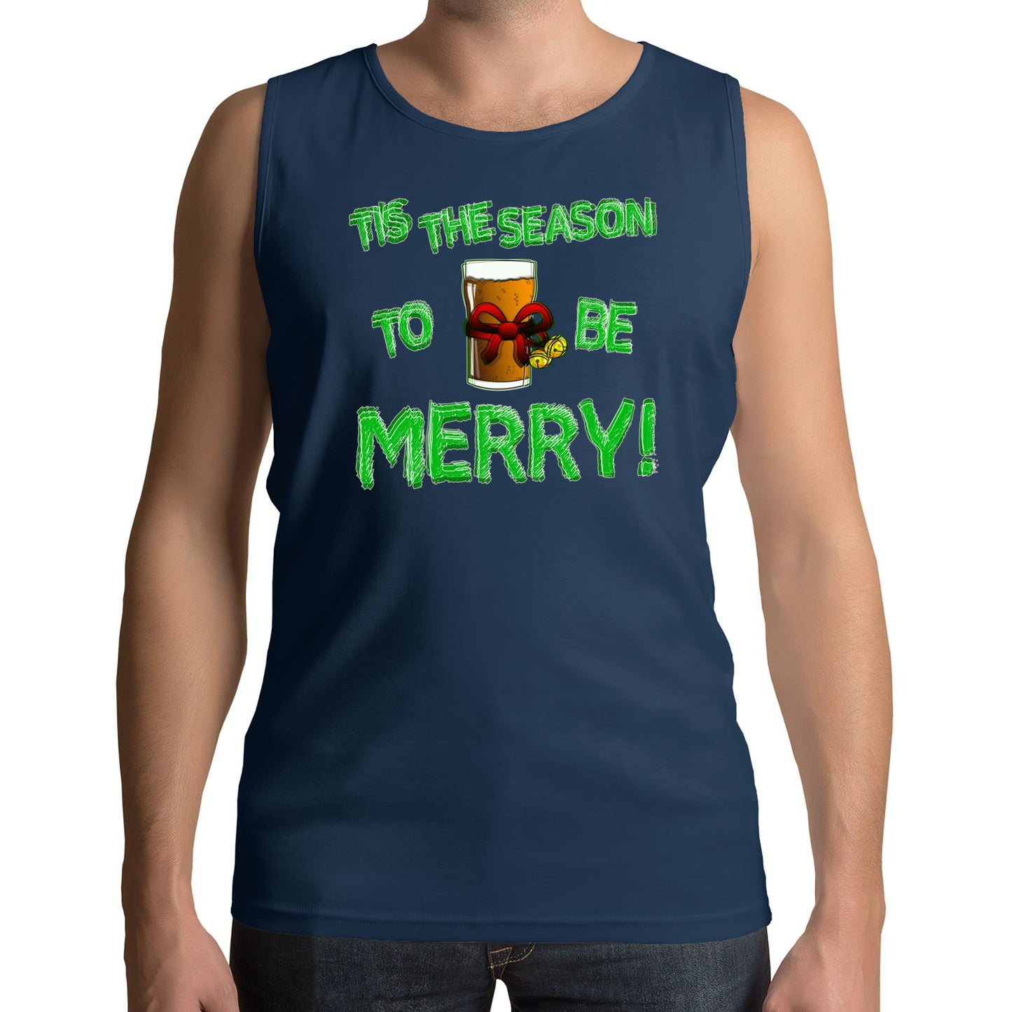 Tis The Season Funny Christmas Mens Vest