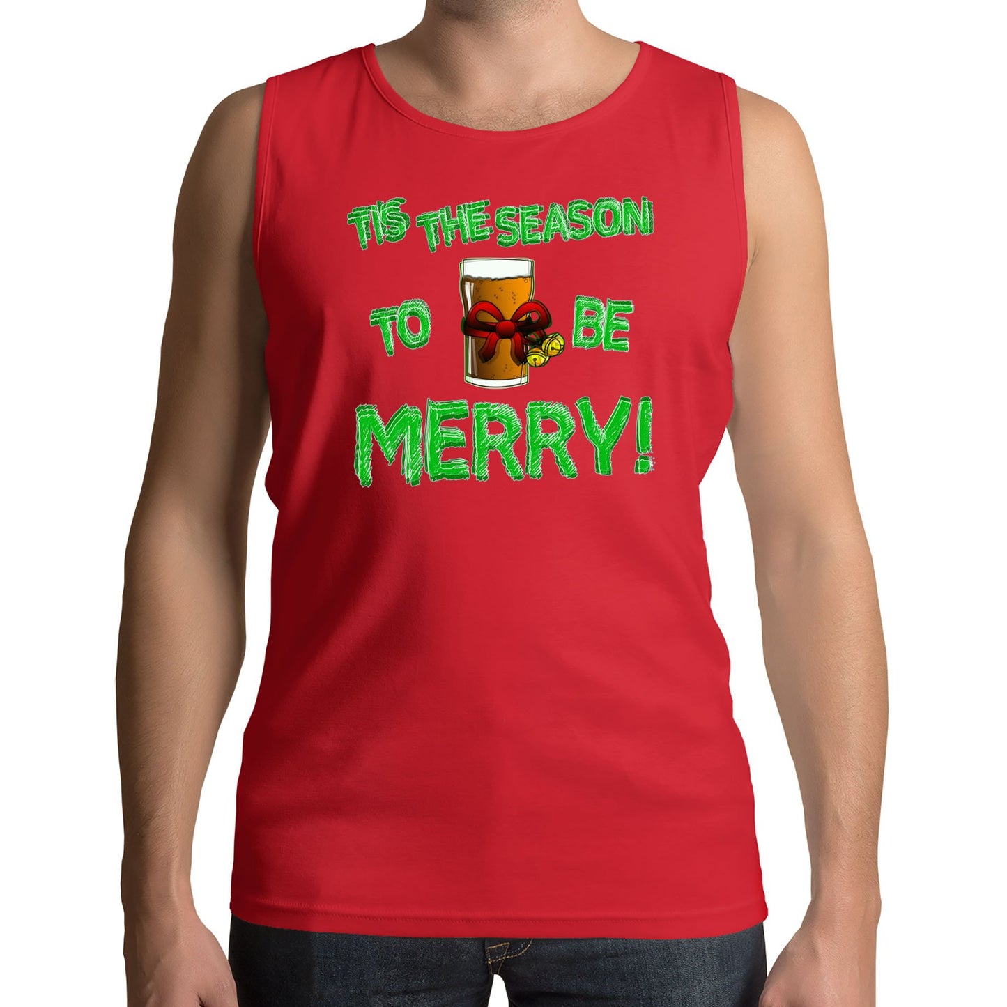 Tis The Season Funny Christmas Mens Vest