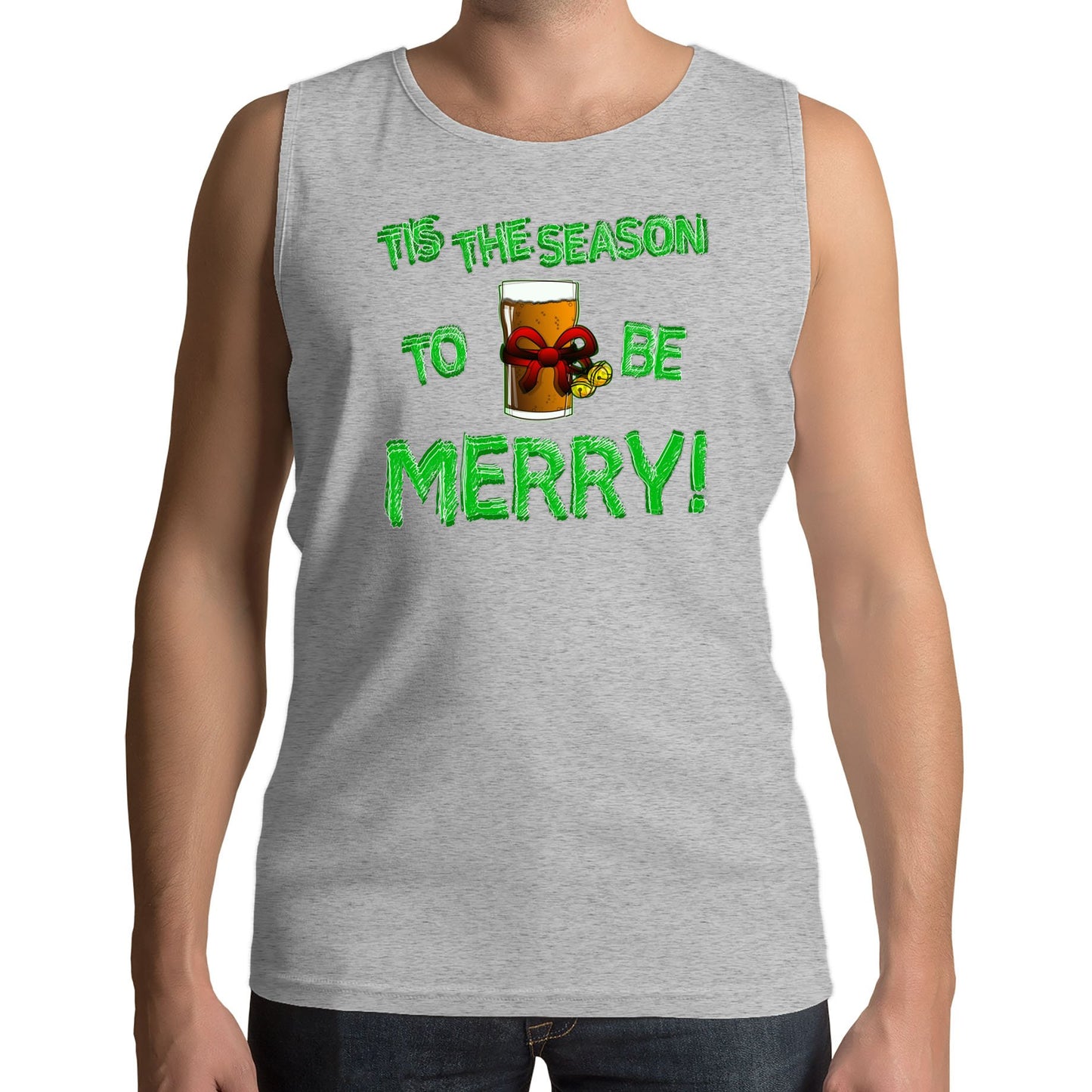 Tis The Season Funny Christmas Mens Vest