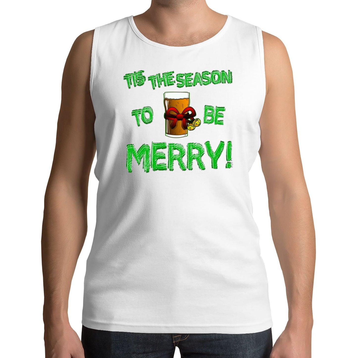 Tis The Season Funny Christmas Mens Vest