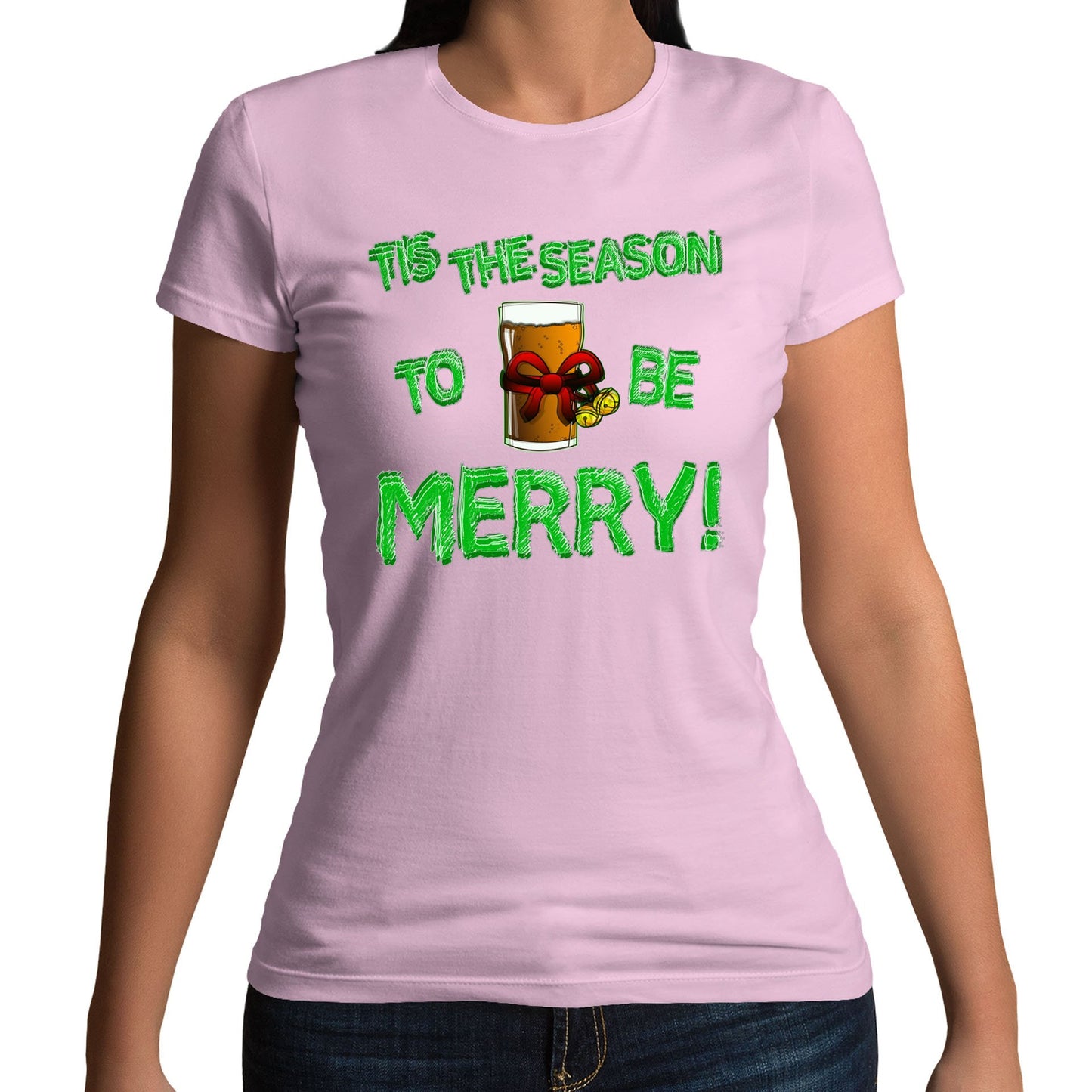 Tis The Season Funny Christmas Womens T-shirt