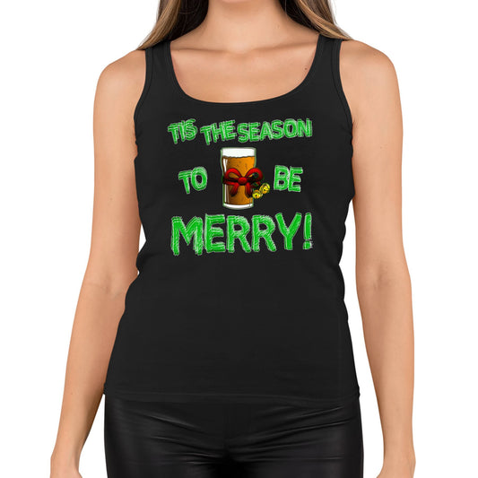 Tis The Season Funny Christmas Womens Vest