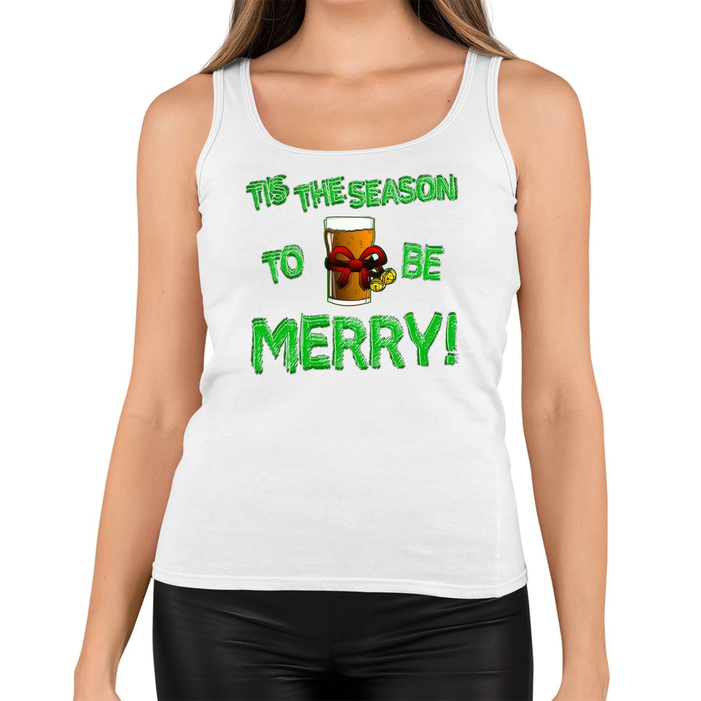 Tis The Season Funny Christmas Womens Vest