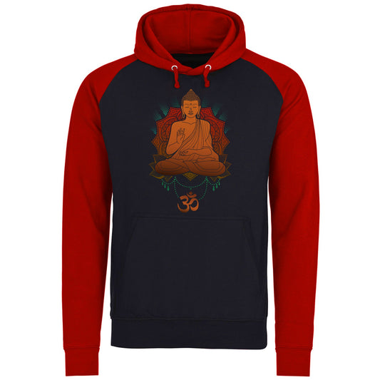 Buddha Om Baseball Hoodie