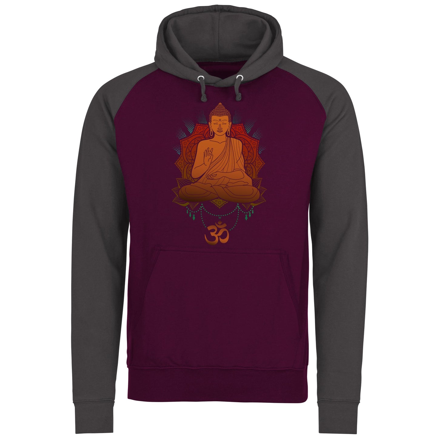 Buddha Om Baseball Hoodie