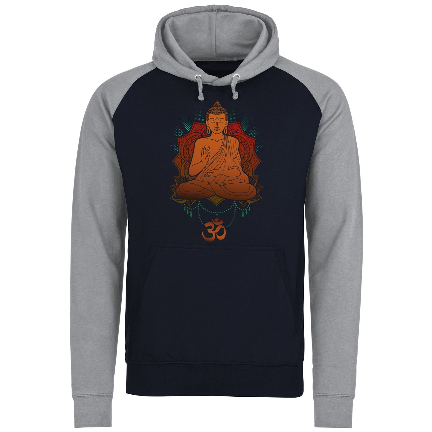 Buddha Om Baseball Hoodie