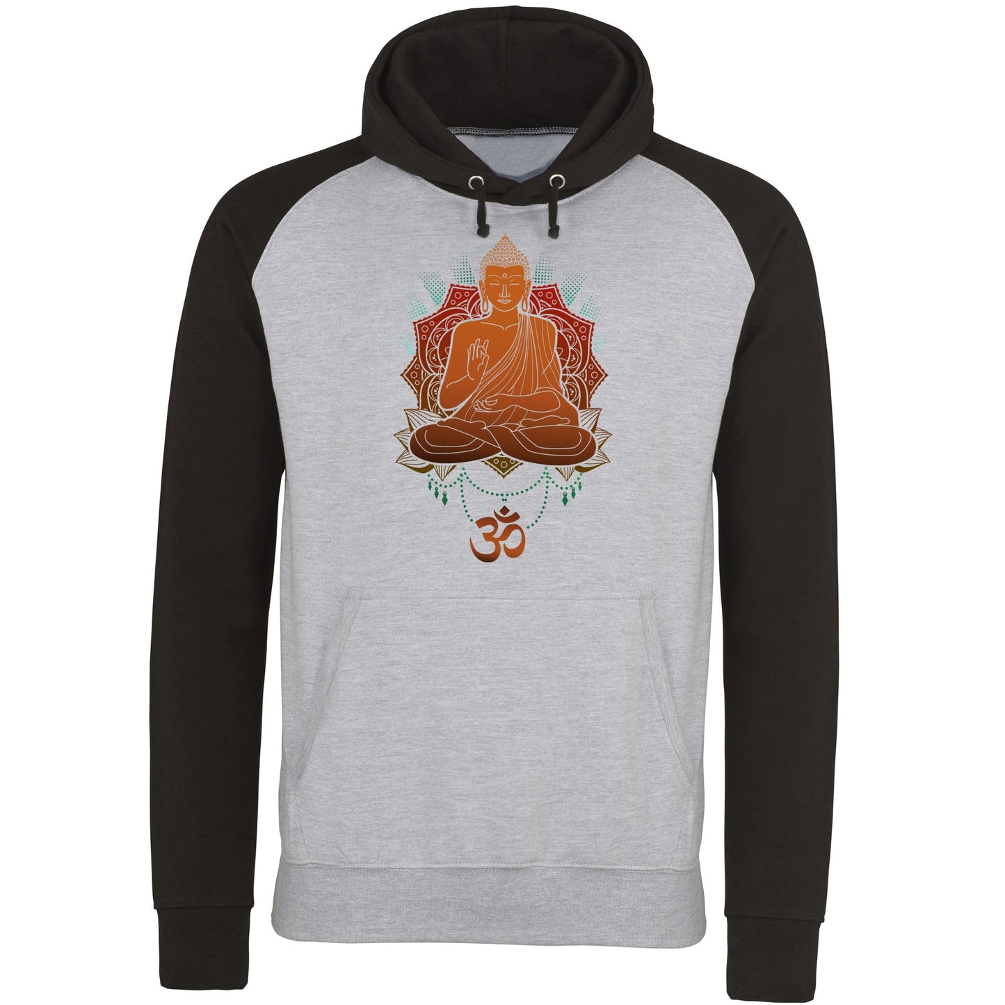 Buddha Om Baseball Hoodie