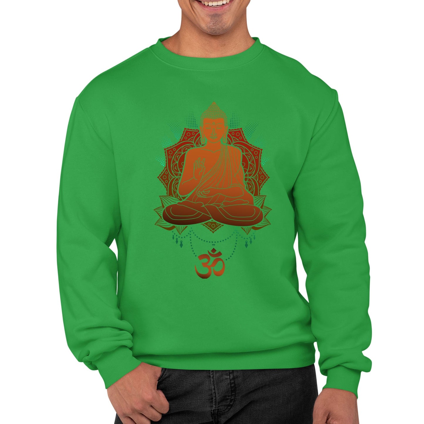 Buddha Om Mens Sweatshirt