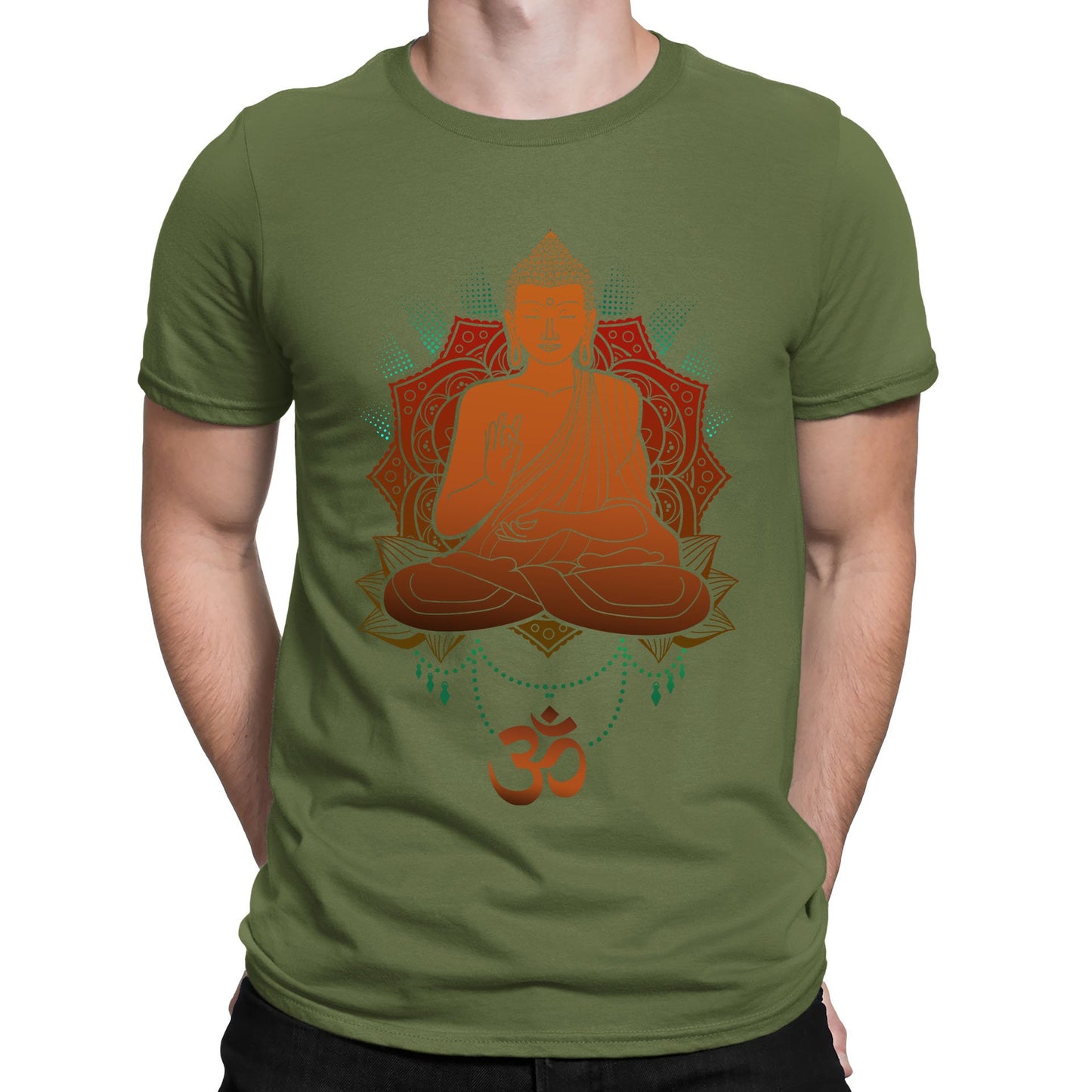 Buddha Om Mens T-shirt