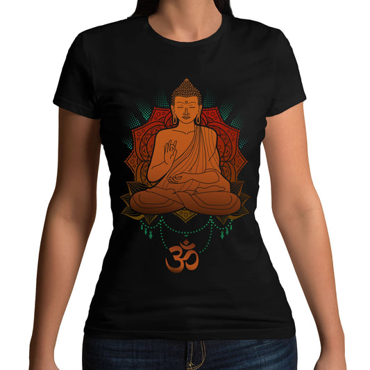 Buddha Om Womens T-shirt