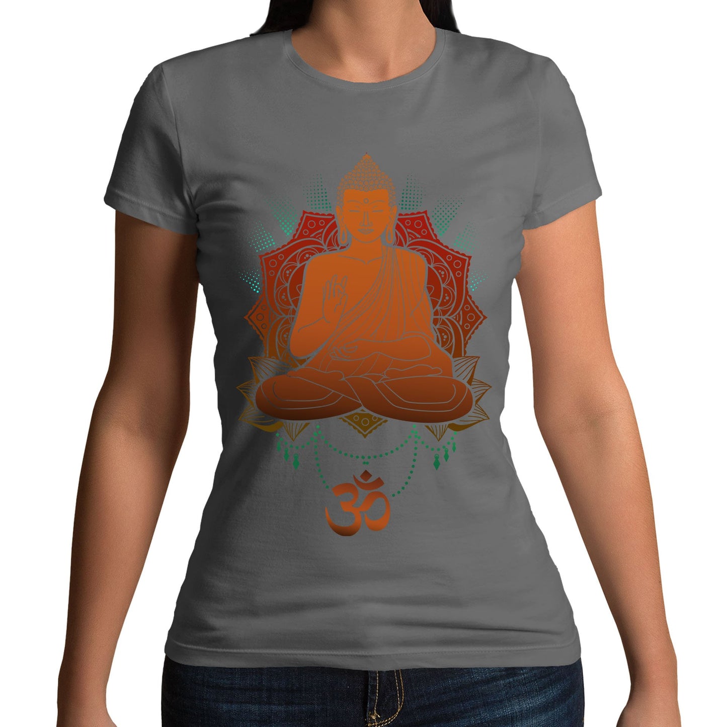 Buddha Om Womens T-shirt