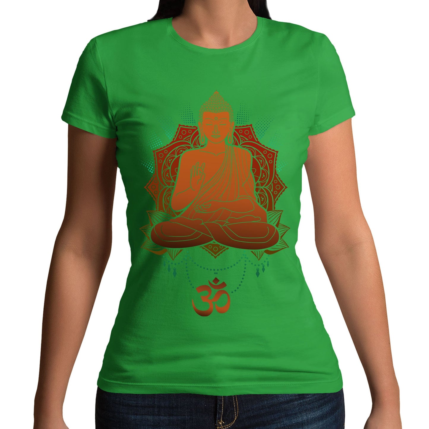 Buddha Om Womens T-shirt