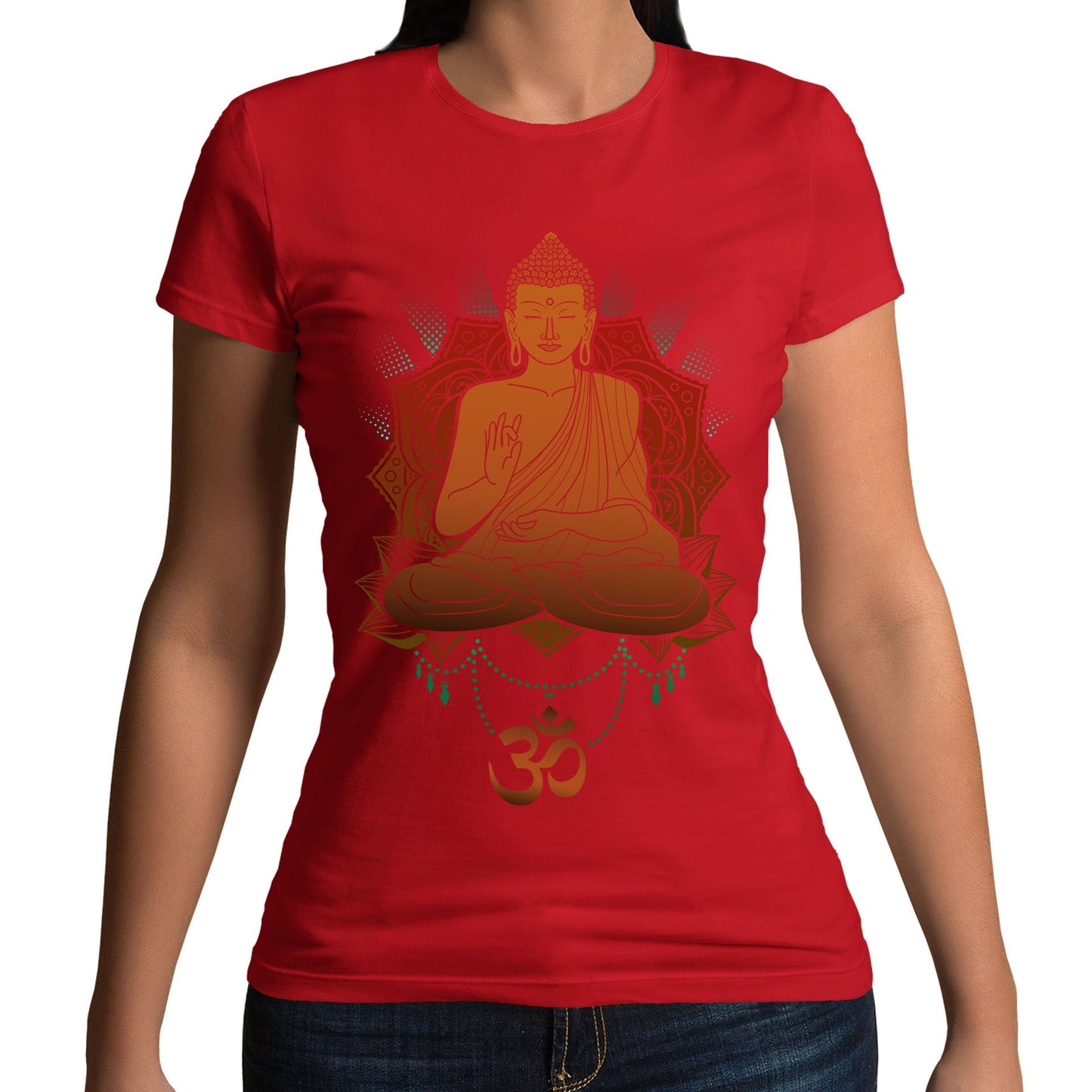 Buddha Om Womens T-shirt